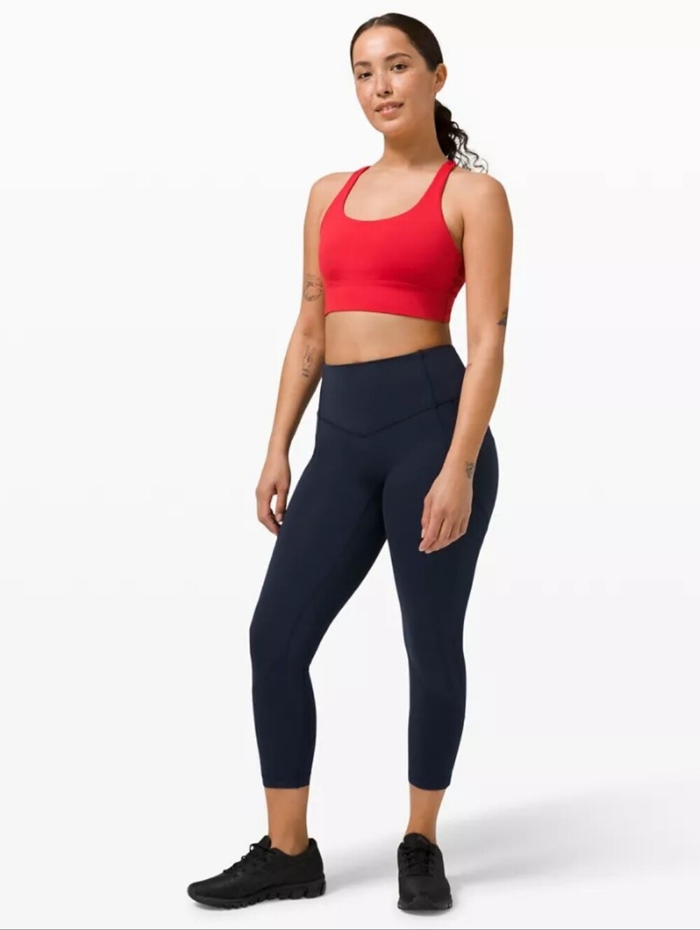 Lululemon All the Right Places High-Rise Crop 23 Black Size 8